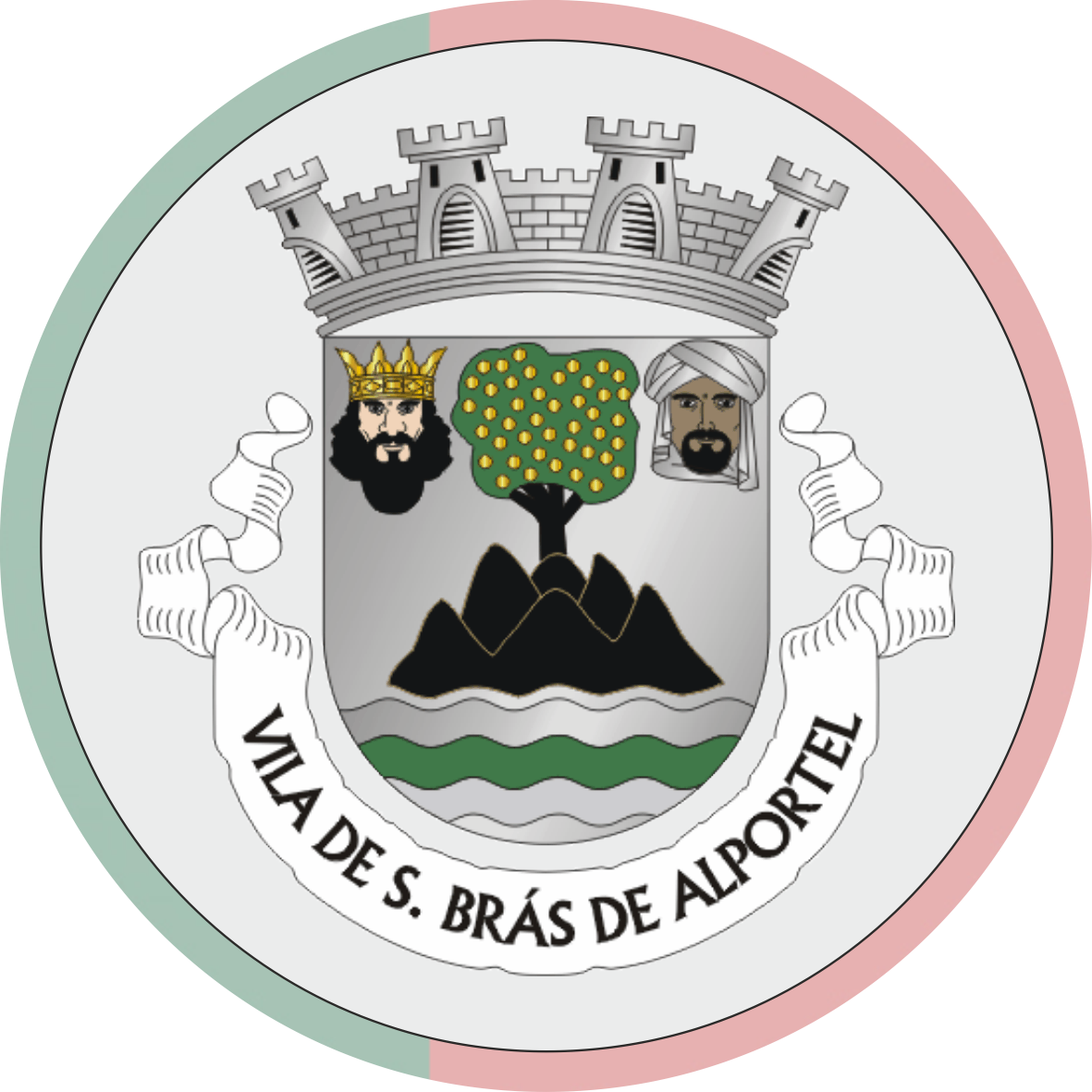 Stadtwappen von São Brás de Alportel