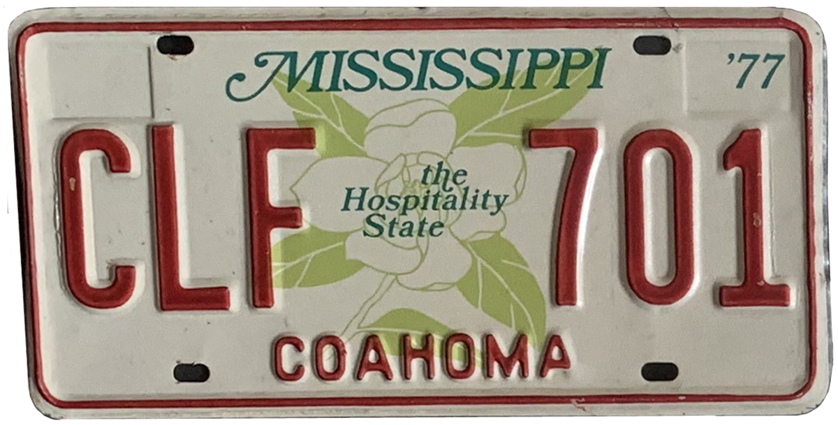 USA license plate | Mississippi.2