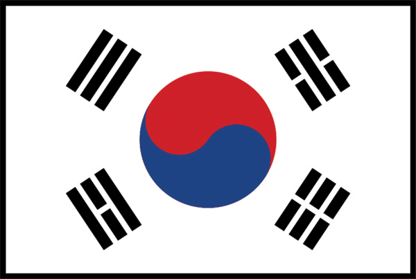 Südkorea | Aufkleber