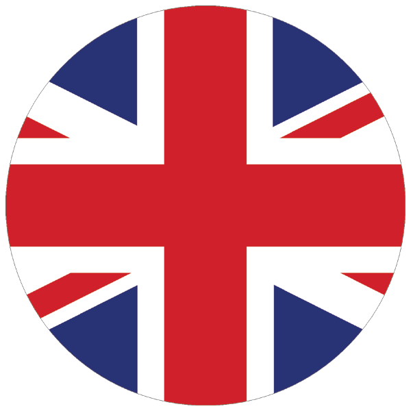 Großbritannien | rund geschnittener Aufkleber