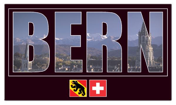 Aufkleber- Bern (schwarz)