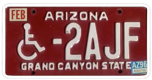 USA-Kennzeichen als Aufkleber | Arizona.2