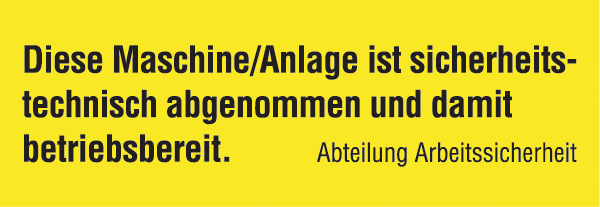 Warnzeichenaufkleber Elektro .110- Diese Maschine/Anlage ist... (alt)