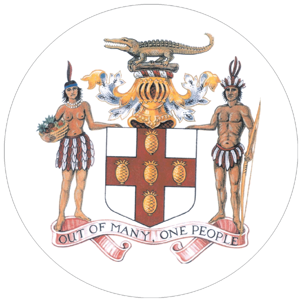 Jamaika | Wappen als Aufkleber