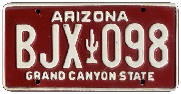 USA-Kennzeichen als Aufkleber | Arizona.4