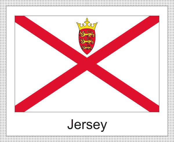 Jersey | Aufkleber mit weissem Design