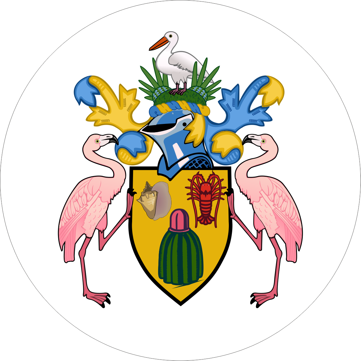 Turks and Caicos | Coat of arms as sticker 