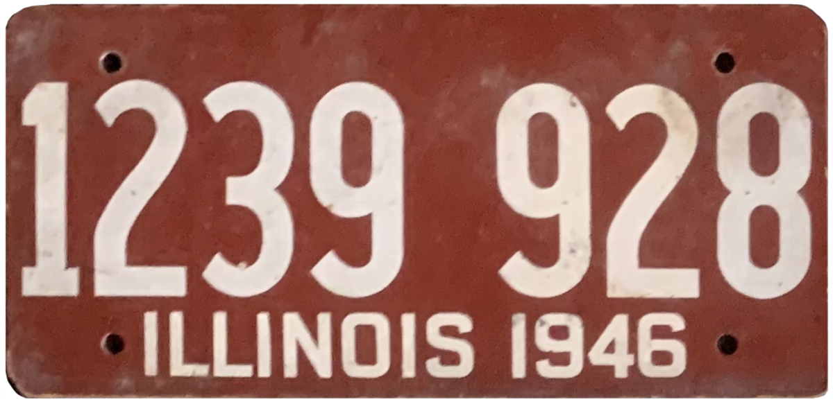 USA-Kennzeichen als Aufkleber | Illinois.3 USA-Kennzeichen als Aufkleber | Illinois.3