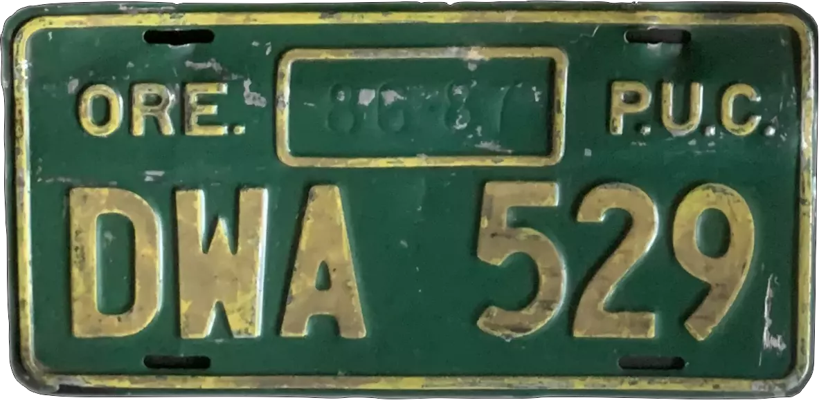 USA license plate | Oregon.4