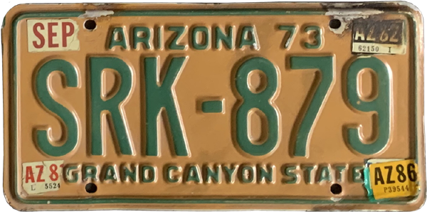 USA-Kennzeichen als Aufkleber | Arizona.6