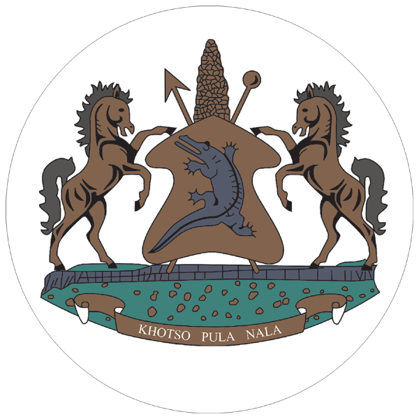 Lesotho | Wappen als Aufkleber