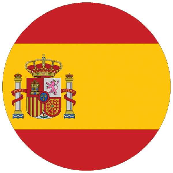 Sticker Spanien-Flagge