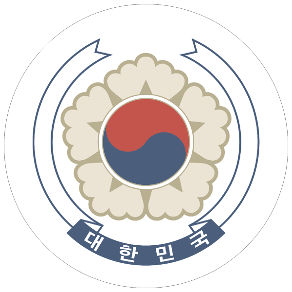 Südkorea | Wappen als Aufkleber