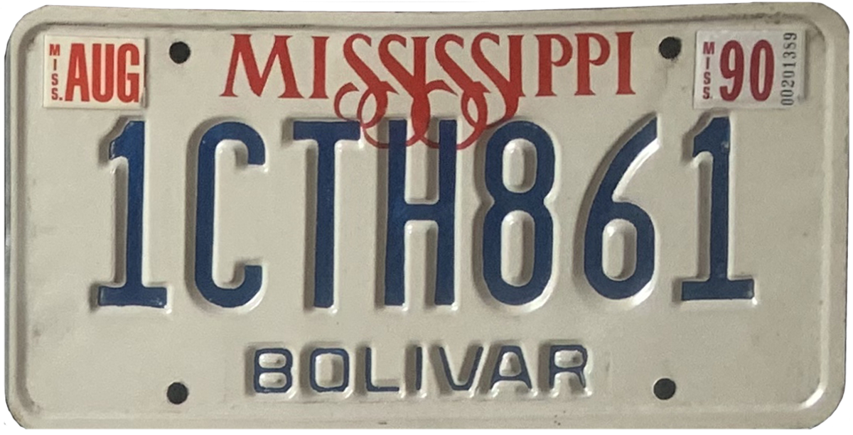 USA license plate | Mississippi.1