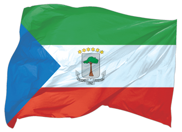 Equatorial Guinea | waving flag as sticker