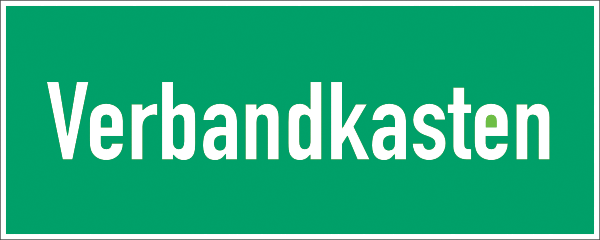 Rettungszeichenaufkleber .205- Verbandkasten (alt)