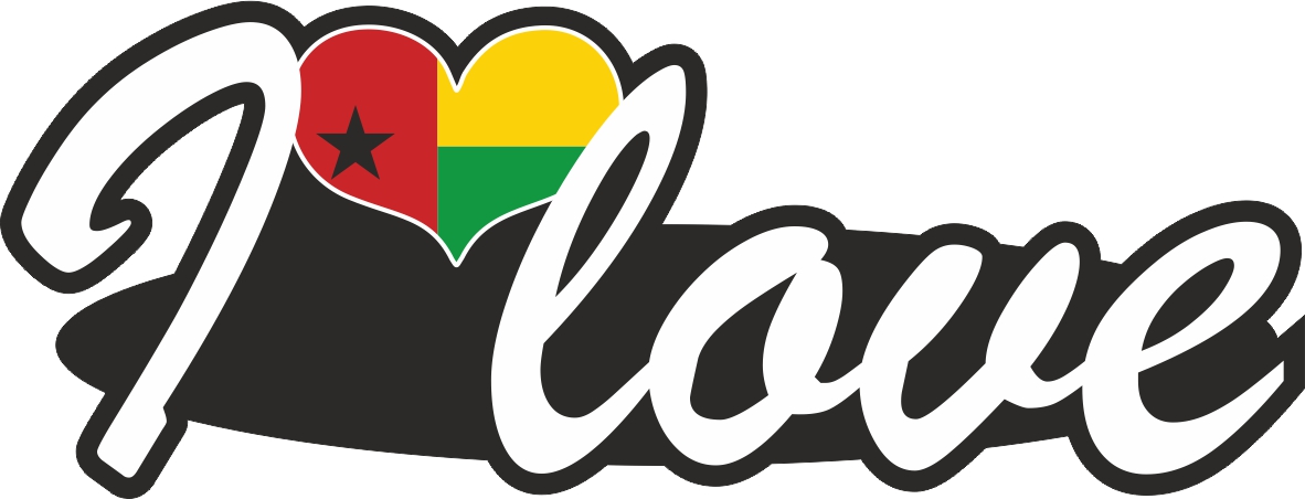 Guinea-Bissau | I love ... sticker
