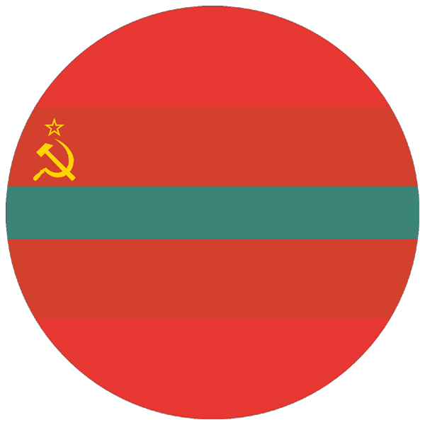 Transnistria | round cut sticker