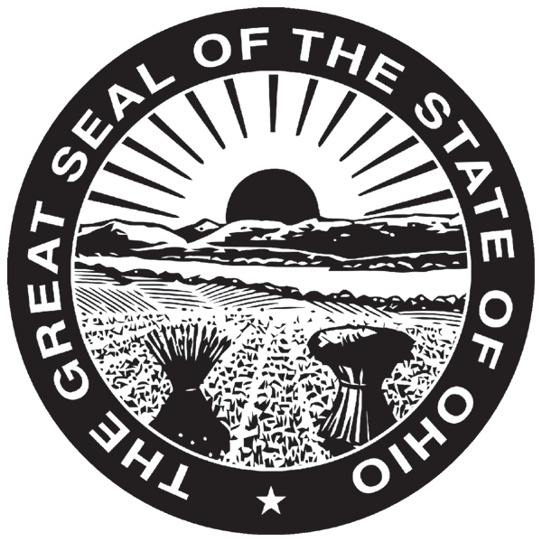 Ohio coat of arms as a sticker