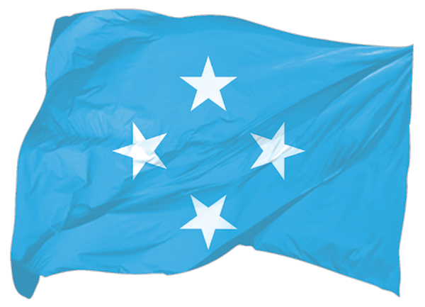 Micronesia | waving flag as sticker Micronesia | waving flag as sticker
