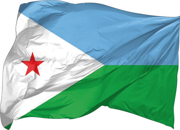 Djibouti | waving flag as sticker