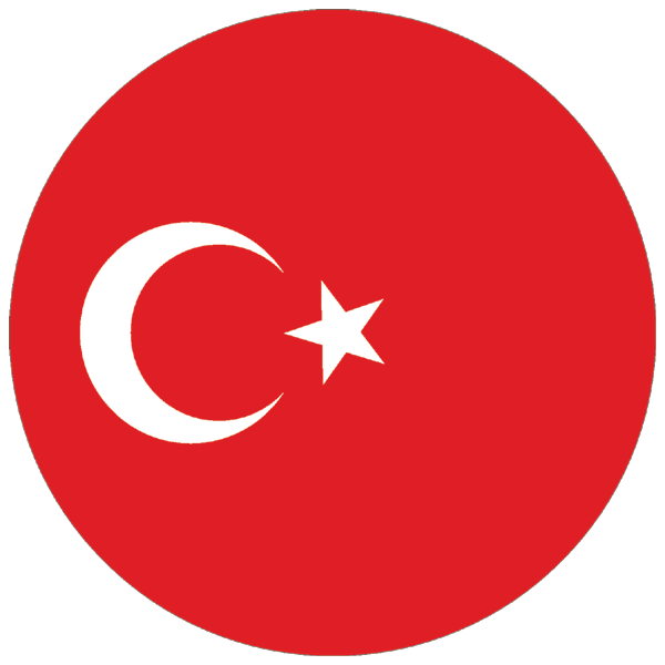 Türkei | rund geschnittener Aufkleber Türkei | rund geschnittener Aufkleber