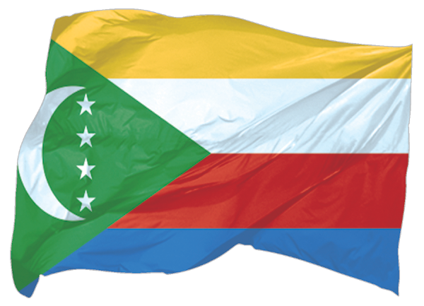 Comoros | waving flag as sticker