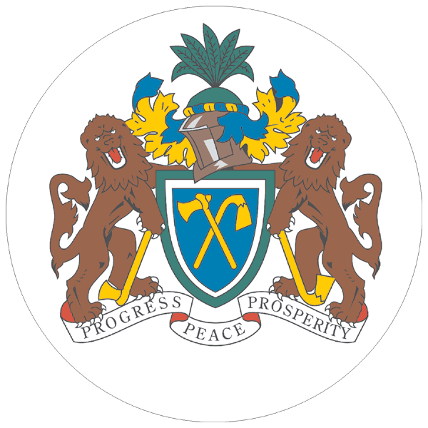 Gambia | Wappen als Aufkleber 