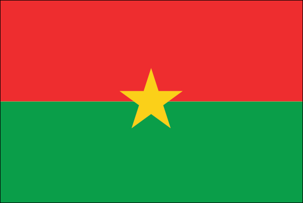 Burkina Faso | Flag of (same size)
