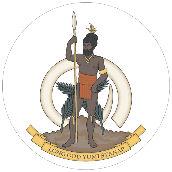 Vanuatu | Wappen als Aufkleber