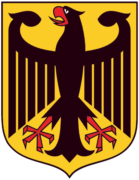 Deutschland Aufkleber - Wappen - Sticker