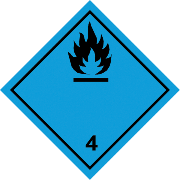 Gefahrgutaufkleber .021-Kategorie 4.3
