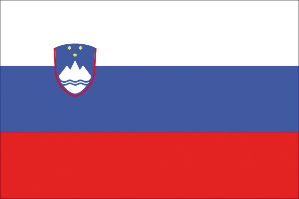 Aufkleber klebe auto vinyl flagge karte slowenien