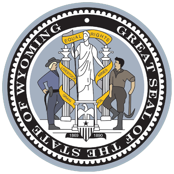 Wyoming | Wappen als Aufkleber