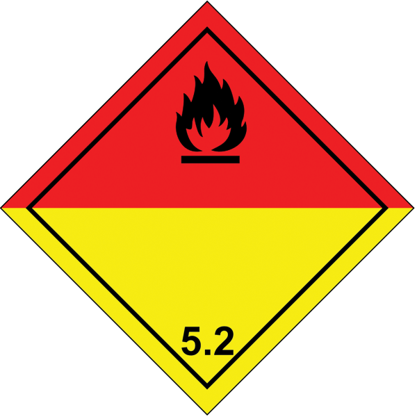 Gefahrgutaufkleber .030-Kategorie 5.2