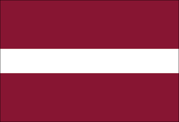 Latvia | Flag of (same size)
