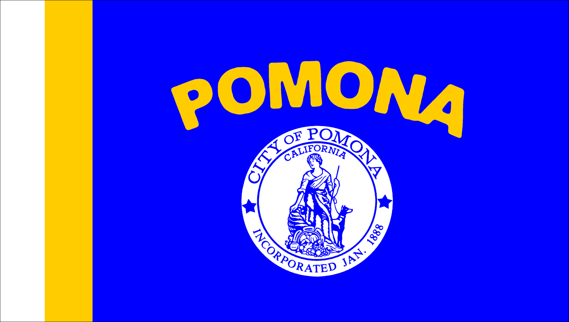 Stadtflagge Pomona