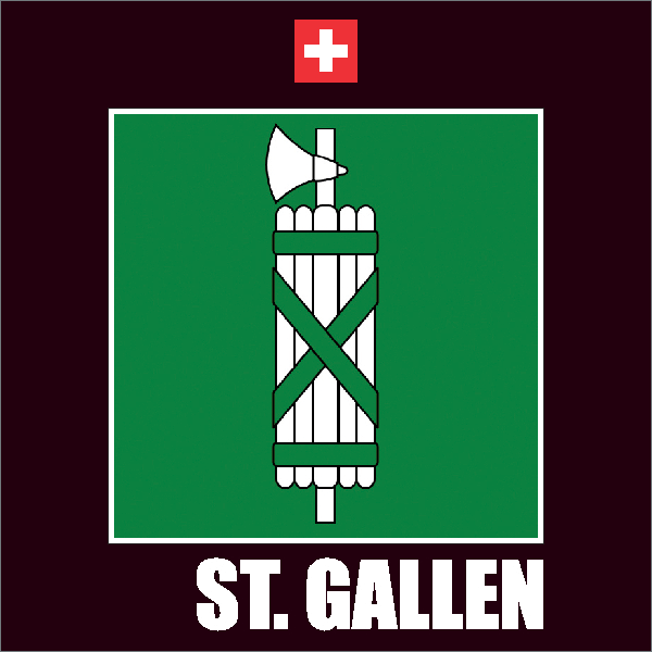 Wappen der Schweiz- St. Gallen (3)