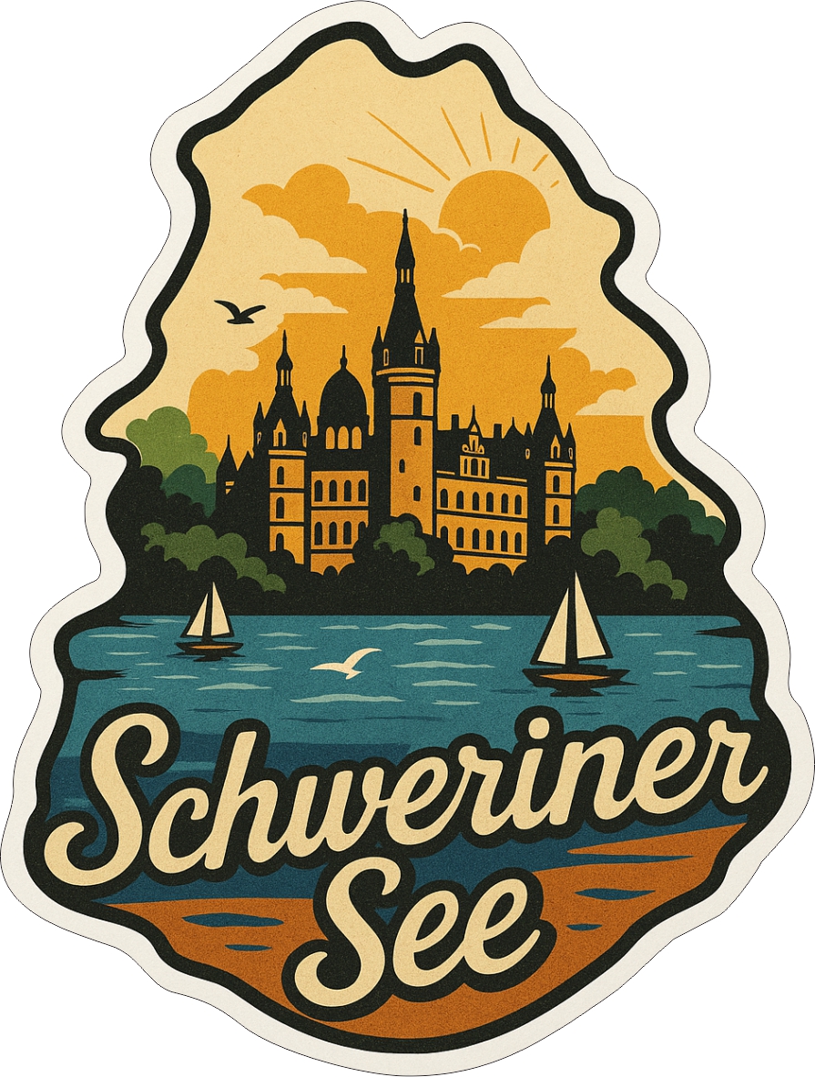 Schweriner See | Aufkleber Schweriner See | Aufkleber