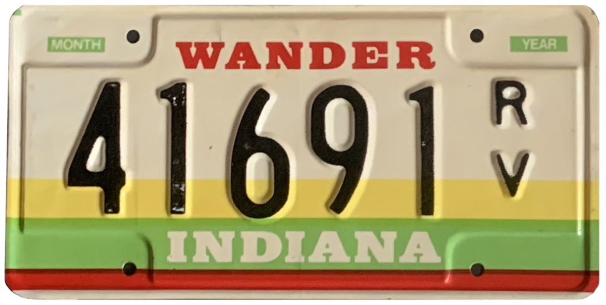 USA license plate | Indiana.4