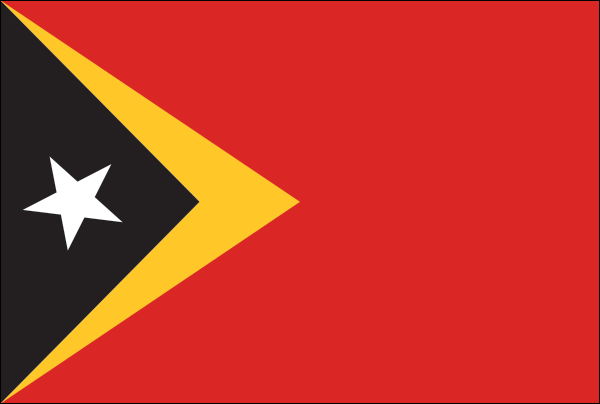 Osttimor | Flagge -gleiche Größe