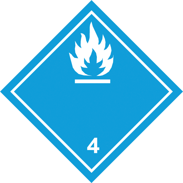 Gefahrgutaufkleber .020-Kategorie 4.3