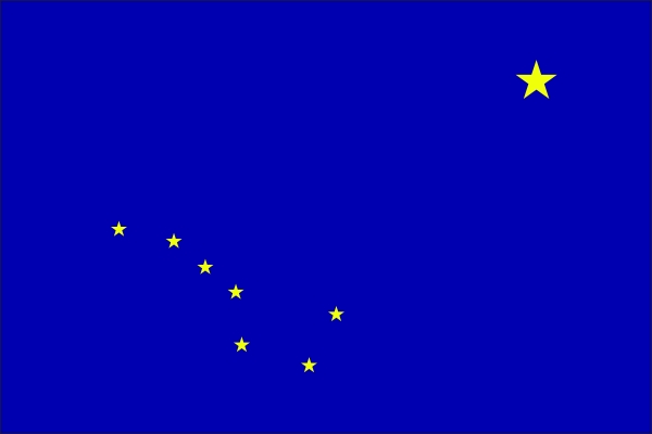 Alaska | Flag of (same size)