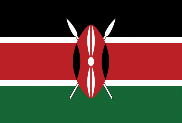 Kenia | Flagge -gleiche Größe