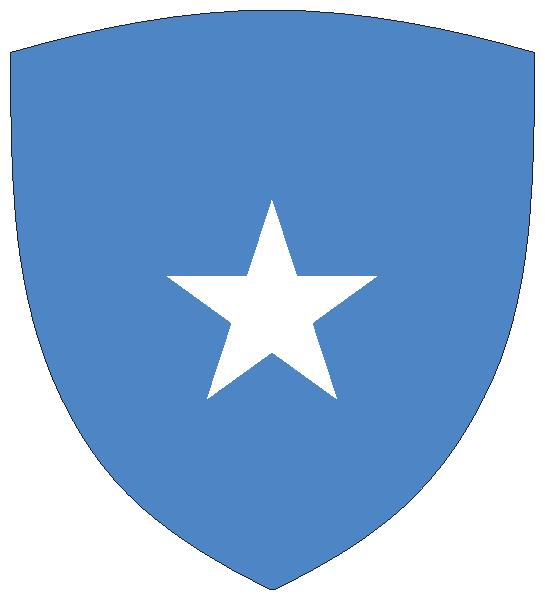 Somalia | Flagge -wappenförmig Somalia | Flagge -wappenförmig