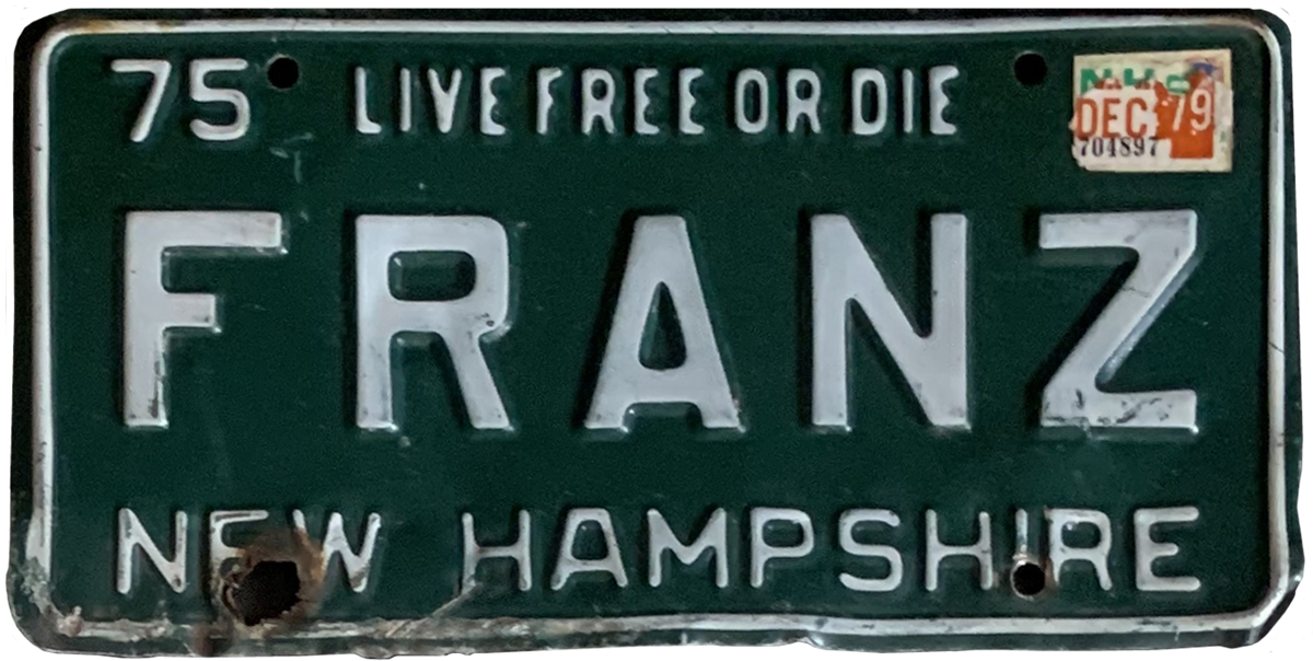 USA license plate | New Hampshire.2