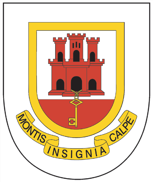 Gibraltar | Wappen als Aufkleber