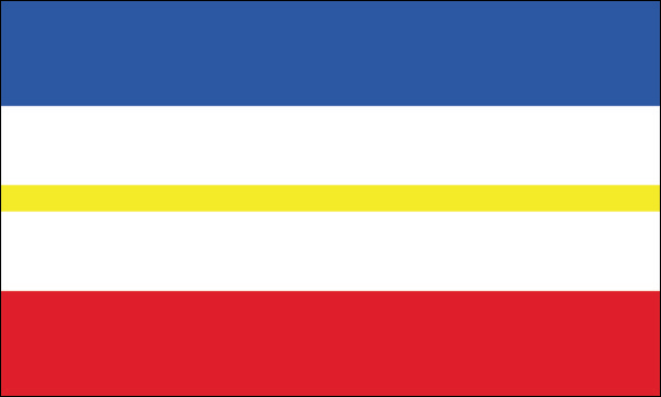 Mecklenburg-Vorpommern (Landesflagge) | normaler Aufkleber