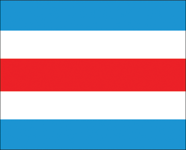 Flag alphabet as a sticker - here: Charlie