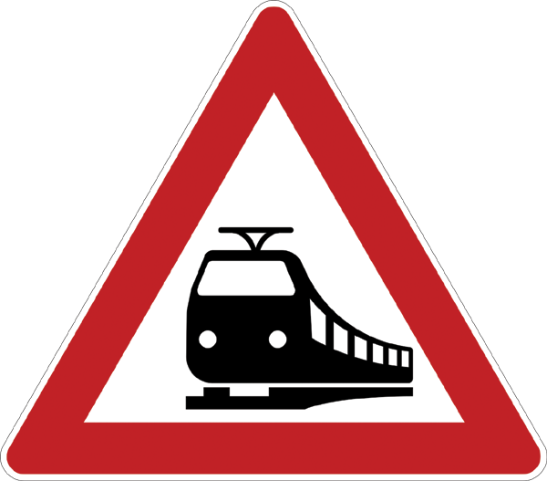 Verkehrszeichen 151 - Bahnübergang